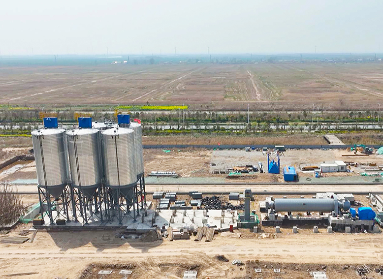 恒悅新材料項目現場