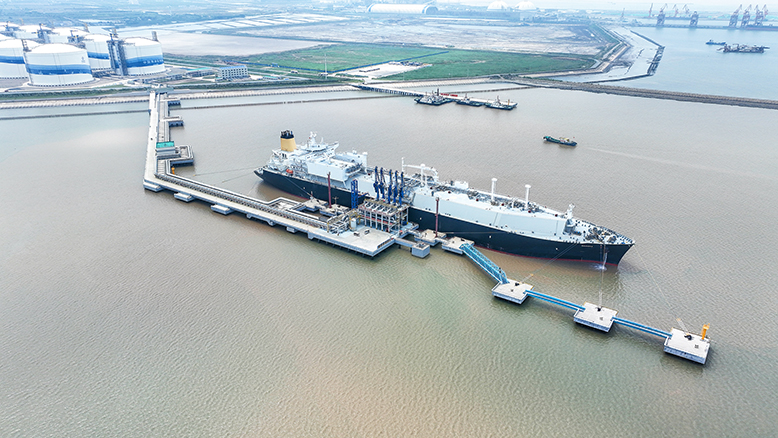 “瑪可瑪”號液化天然氣（LNG）運輸船順利完成接卸作業(yè)