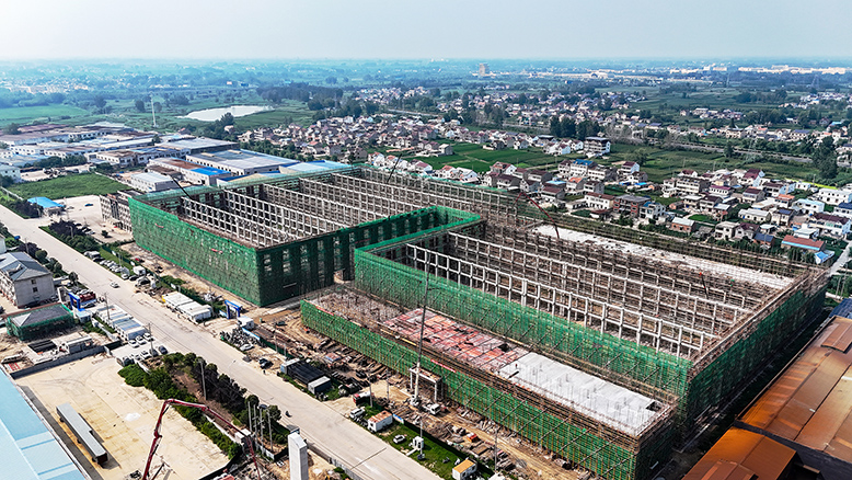 騰勝智能裝備項(xiàng)目建設(shè)現(xiàn)場